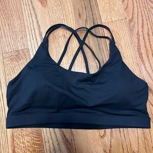 Black sports bra
